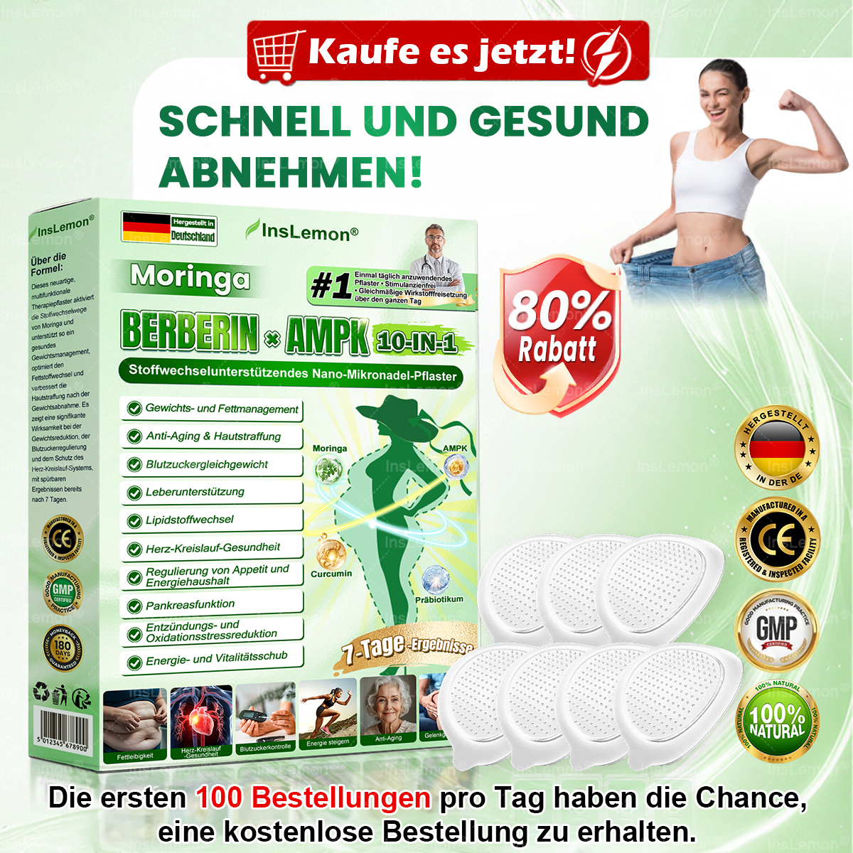 𝐈𝐧𝐬𝐋𝐞𝐦𝐨𝐧® 𝗠𝗼𝗿𝗶𝗻𝗴𝗮 × 𝗕𝗲𝗿𝗯𝗲𝗿𝗶𝗻𝗲 × 𝗔𝗠𝗣𝗞 𝟭𝟬-𝗶𝗻-𝟭 𝗠𝗲𝘁𝗮𝗯𝗼𝗹𝗶𝘀𝗰𝗵𝗲𝗿 𝗦𝘂𝗽𝗽𝗼𝗿𝘁 𝗡𝗮𝗻𝗼-𝗠𝗶𝗸𝗿𝗼𝗻𝗮𝗱𝗲𝗹-𝗣𝗳𝗹𝗮𝘀𝘁𝗲𝗿🇩🇪 (Nur einmal täglich, sichtbare Ergebnisse in 7 Tagen) ✅ Für Übergewicht, schlaffe Haut, Diabetes, Schlafapnoe, Gelenkprobleme und mehr⭐⭐⭐