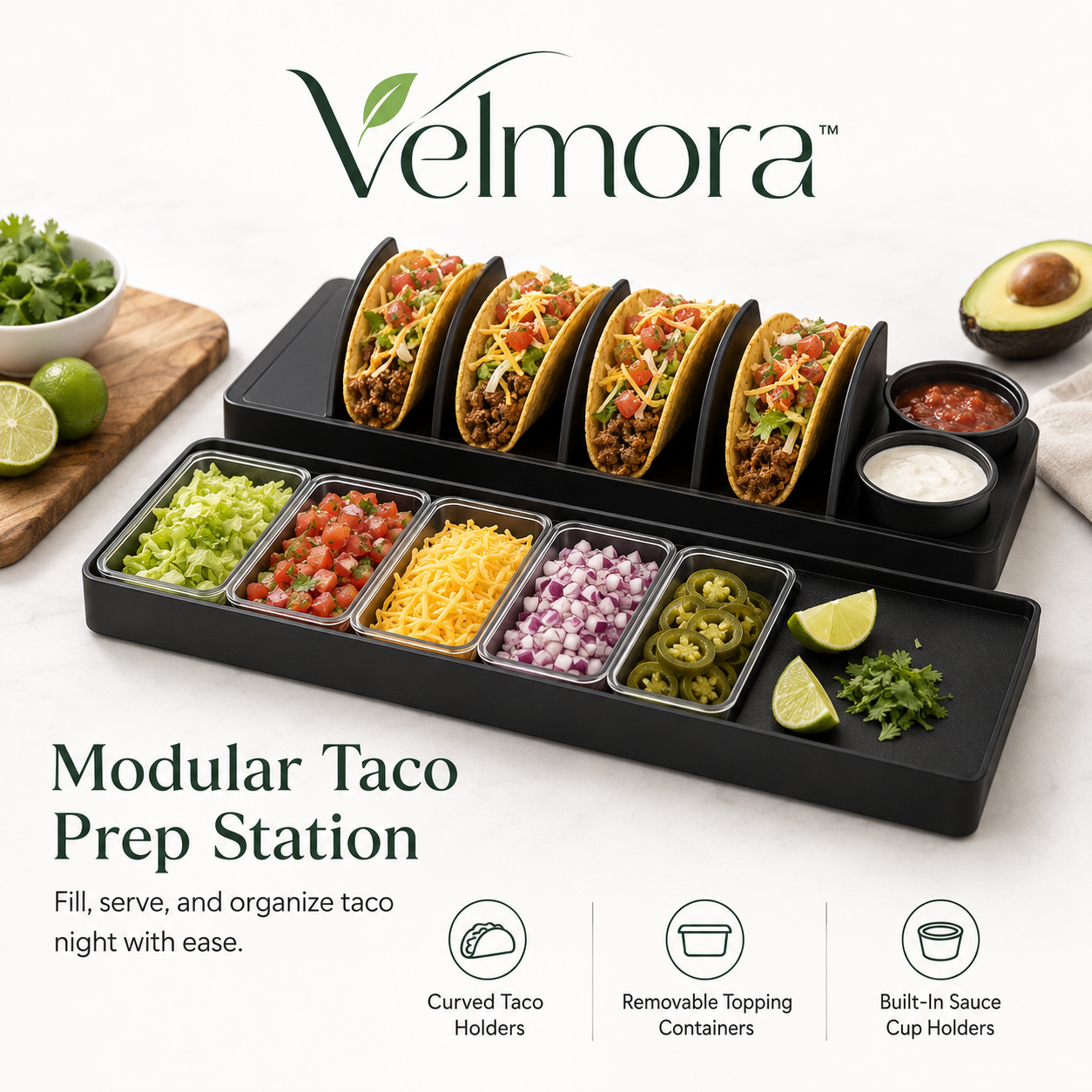 ๐ฅ๐ฎ๐ต๐ถ๐ธ๐ฏ๐ชโข Modular Taco Prep Station