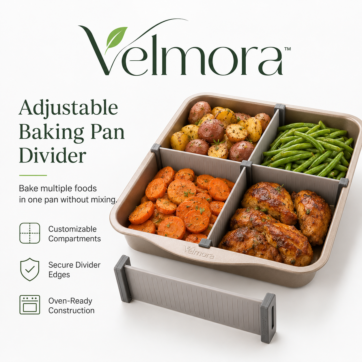 ๐ฅ๐ฎ๐ต๐ถ๐ธ๐ฏ๐ชโข Adjustable Baking Pan Divider