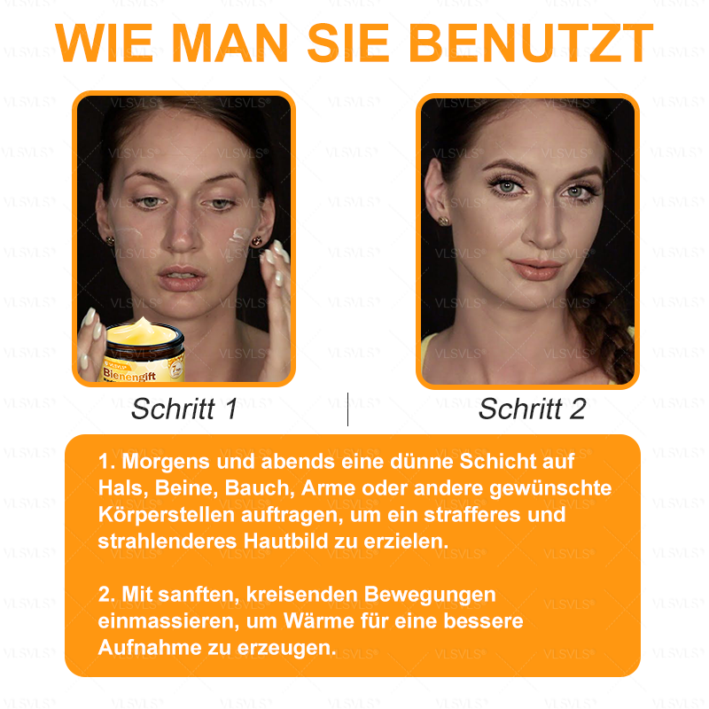 Hergestellt und versendet aus Deutschland ✨ VLSVLS® Bienengift Hautregenerationscreme 🔥 LETZTER TAG 80 % RABATT 💛💛💛