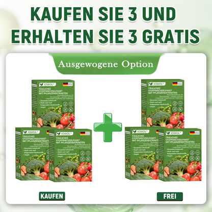 🥦 Offizieller Shop | IOWOL® Tägliche Stoffwechsel-Pflaster mit Bio-Extrakten aus 39 Gemüse- und Grünpflanzen für Detox, Verdauung, Stoffwechsel und Energie im Alltag.