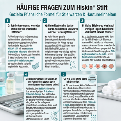 𝐇𝐈𝐒𝐊𝐈𝐍®👩‍⚕️⭐ 7-Tage-Hautmakel- & Hautanhängsel-Entferner Schmerzfreier Rollerball-Stift zur schonenden Entfernung von Hautanhängseln und Hautflecken – narbenfrei💚