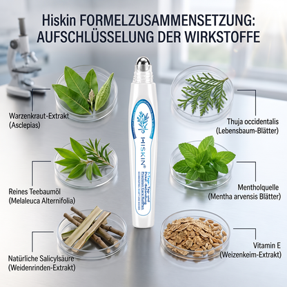 𝐇𝐈𝐒𝐊𝐈𝐍®👩‍⚕️⭐ 7-Tage-Hautmakel- & Hautanhängsel-Entferner Schmerzfreier Rollerball-Stift zur schonenden Entfernung von Hautanhängseln und Hautflecken – narbenfrei💚