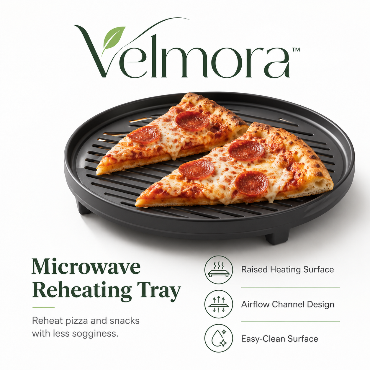 𝓥𝓮𝓵𝓶𝓸𝔯𝓪™ Microwave Reheating Tray