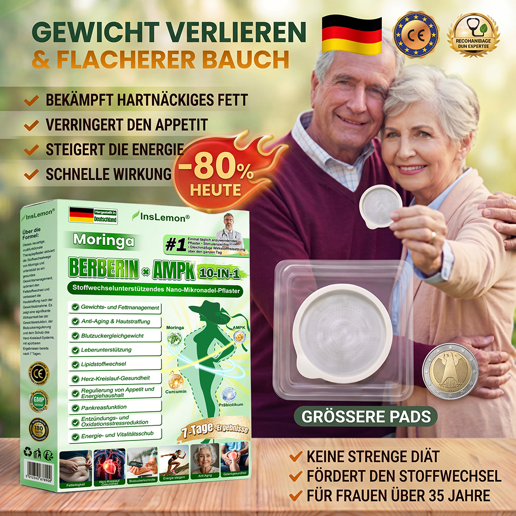 𝐈𝐧𝐬𝐋𝐞𝐦𝐨𝐧® 𝗠𝗼𝗿𝗶𝗻𝗴𝗮 × 𝗕𝗲𝗿𝗯𝗲𝗿𝗶𝗻𝗲 × 𝗔𝗠𝗣𝗞 𝟭𝟬-𝗶𝗻-𝟭 𝗠𝗲𝘁𝗮𝗯𝗼𝗹𝗶𝘀𝗰𝗵𝗲𝗿 𝗦𝘂𝗽𝗽𝗼𝗿𝘁 𝗡𝗮𝗻𝗼-𝗠𝗶𝗸𝗿𝗼𝗻𝗮𝗱𝗲𝗹-𝗣𝗳𝗹𝗮𝘀𝘁𝗲𝗿🇩🇪 (Nur einmal täglich, sichtbare Ergebnisse in 7 Tagen) ✅ Für Übergewicht, schlaffe Haut, Diabetes, Schlafapnoe, Gelenkprobleme und mehr⭐